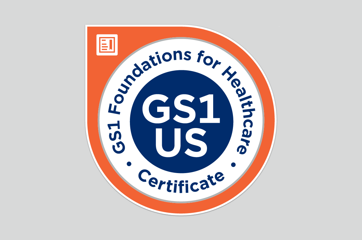 GS1 Foundations for Healthcare Certificate badge