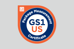 Package Measurement Certificate badge